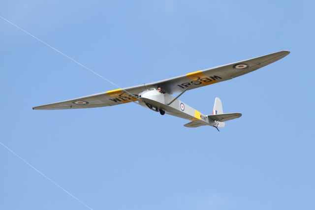 Gliding sessions at the airfield